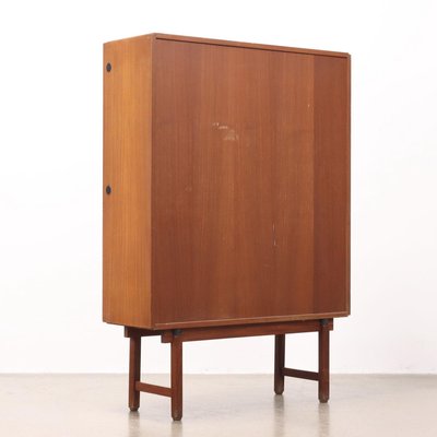 Vintage Highboard in Mahogany & Veneer, Italy, 1960s-VMM-2042327