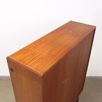 Vintage Highboard in Mahogany & Veneer, Italy, 1960s-VMM-2042327