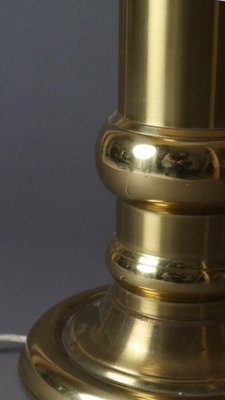 Vintage Hollywood Regency Column Table Lamp in Brass, 1970s-ESB-1376720