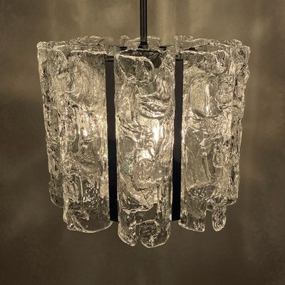 Vintage Ice Murano Chandelier by AV Mazzega, Italy, 1970s-WQC-2040566