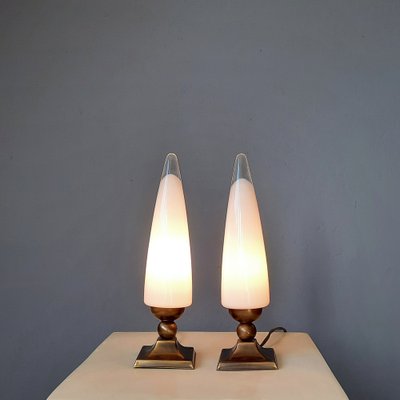 Vintage Iceberg Table Lamps, 1990s, Set of 2-SJU-1748723