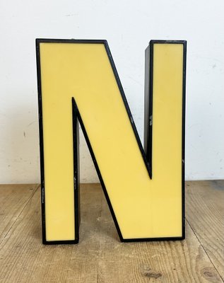 Vintage Illuminated Letter N, 1970s-CGF-1733987