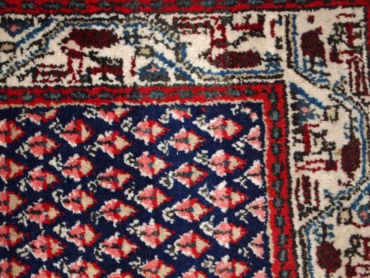 Vintage Indian Saraband Rug, 1970s-JZV-1150920