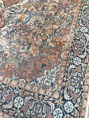 Vintage Indian Silk and Wool Rug-YMM-1141264