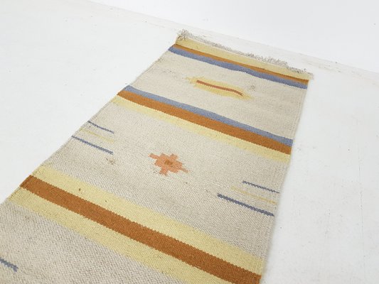 Vintage Indian Wool Rug-ZO-1157665