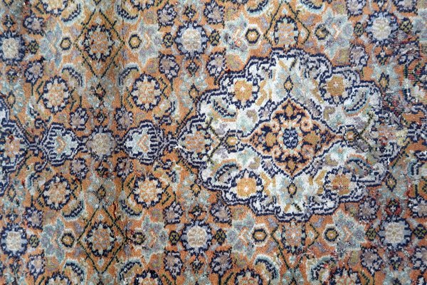 Vintage Indo-Tabriz Runner Rug, 1970s-JZV-1340875