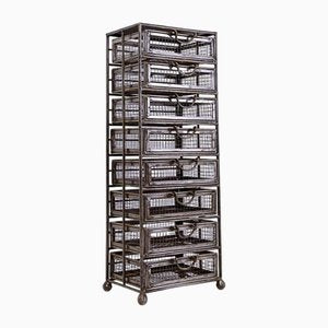 Vintage Industrial 8 Drawer Cabinet-NYF-2018972