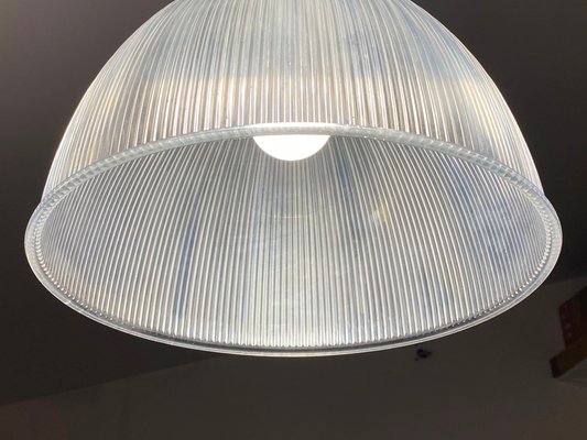 Vintage Industrial Aluminum Diffuser Methacrylate Suspension Lamp, 1970s-ZYJ-1220226