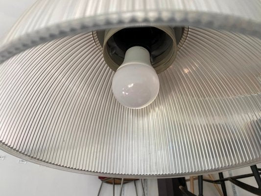 Vintage Industrial Aluminum Diffuser Methacrylate Suspension Lamp, 1970s-ZYJ-1220226