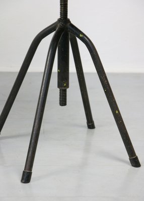 Vintage Industrial Black Swivel Chairs, 1960s, Set of 2-HGJ-633642