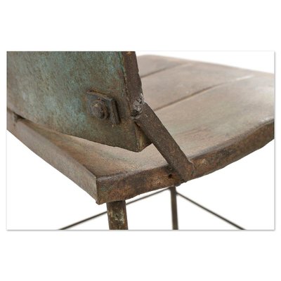 Vintage Industrial Chair in Metal-NQ-1782966