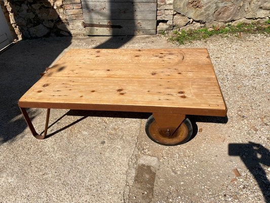 Vintage Industrial Coffee Table, 1950-ZYJ-2022637