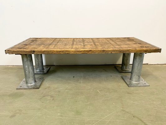 Vintage Industrial Coffee Table, 1960s-CGF-870406