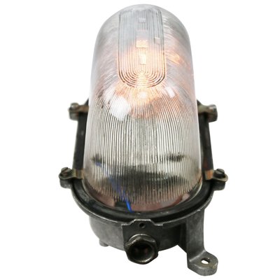 Vintage Industrial Glass Sconce-BLS-1186422