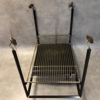 Vintage Industrial Iron Trolley, 1950s-SDV-590751