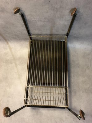 Vintage Industrial Iron Trolley, 1950s-SDV-590751