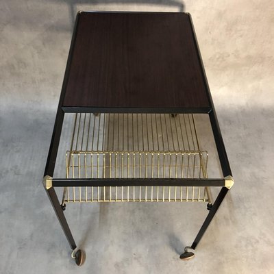 Vintage Industrial Iron Trolley, 1950s-SDV-590751