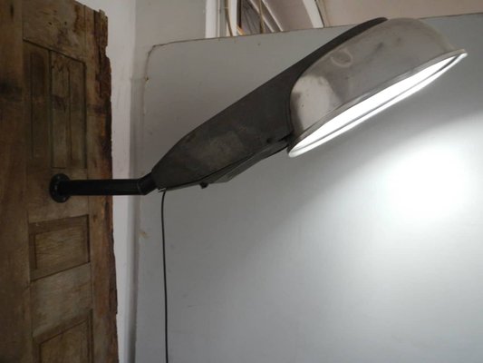 Vintage Industrial Italian Street Lamp, 1970s-WWQ-667267