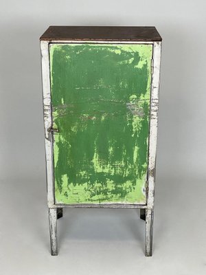 Vintage Industrial Metal Cabinet-TZ-1057395