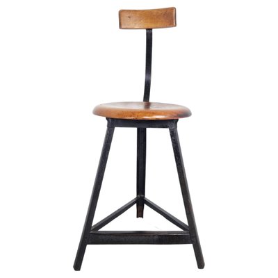 Vintage Industrial Stool, 1950s-IRH-1315722