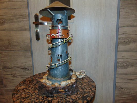 Vintage Industrial Table Lamp, 1950s-CAQ-572467