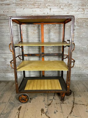 Vintage Industrial Wheel Rack-GUH-1805202