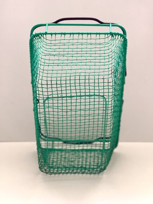 Vintage Industrial Wire Mesh Basket, 1960s-ALG-1289312