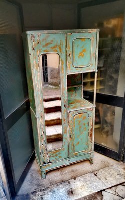 Vintage Iron Cabinet, 1930s-NA-1028033