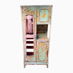 Vintage Iron Cabinet, 1930s-NA-1028033