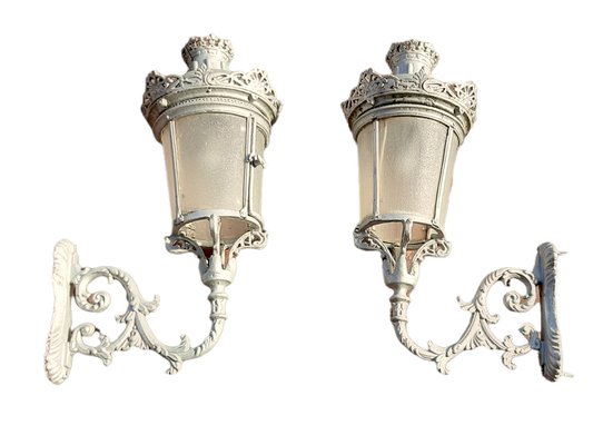 Vintage Iron Wall Lights from Graceland, Set of 2-TCS-1312193