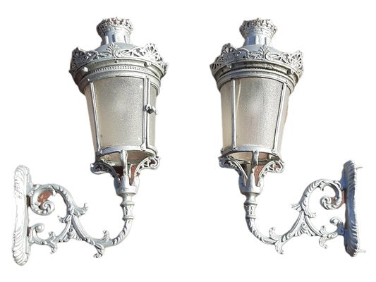 Vintage Iron Wall Lights from Graceland, Set of 2-TCS-1312193