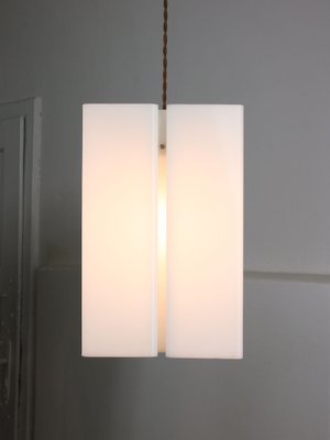 Vintage Italian Acrylic Glass Tower Pendant Lamp-HGJ-1757169