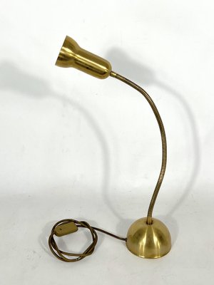 Vintage Italian Adjustable Brass Table Lamp, 1960s-OT-1318850