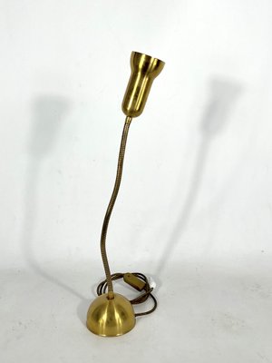 Vintage Italian Adjustable Brass Table Lamp, 1960s-OT-1318850