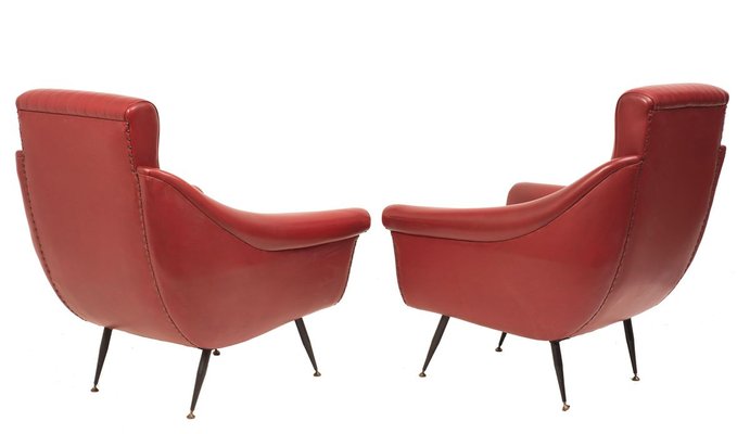 Vintage italian Armchairs, 1950s, Set of 2-ZCI-751865