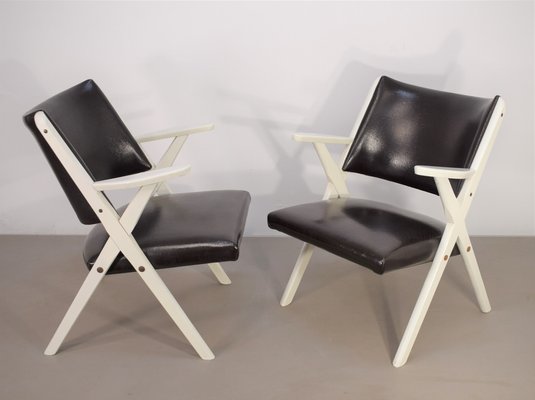 Vintage Italian Armchairs from Vera, 1950s, Set of 2-AOL-1770487