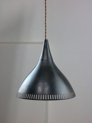 Vintage Italian Black Metal Pendant Lamp-HGJ-1760141