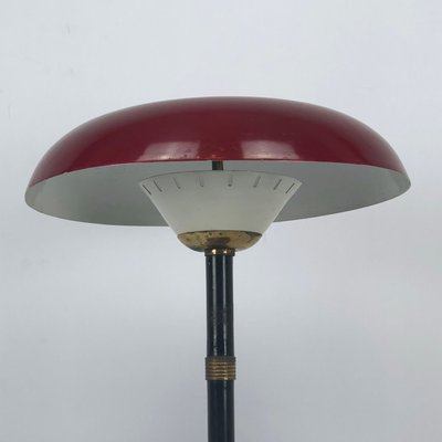 Vintage Italian Brass and Lacquer Table Lamp, 1950s-OT-978663