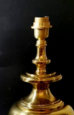 Vintage Italian Brass Table Lamps, 1960s, Set of 2-QRS-572682