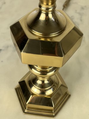 Vintage Italian Brass Table Lamps, 1980s, Set of 3-YST-1767955