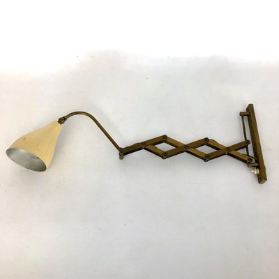 Vintage Italian Brass Wall Light from Stilnovo, 1950s-OT-1091776