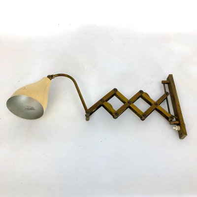 Vintage Italian Brass Wall Light from Stilnovo, 1950s-OT-1091776