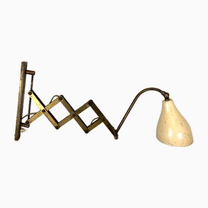 Vintage Italian Brass Wall Light from Stilnovo, 1950s-OT-1091776