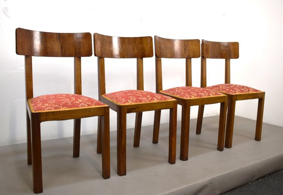 Vintage Italian Chairs, 1930s, Set of 4-AOL-1770441