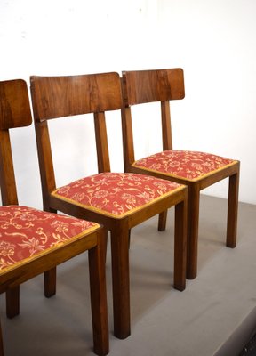 Vintage Italian Chairs, 1930s, Set of 4-AOL-1770441