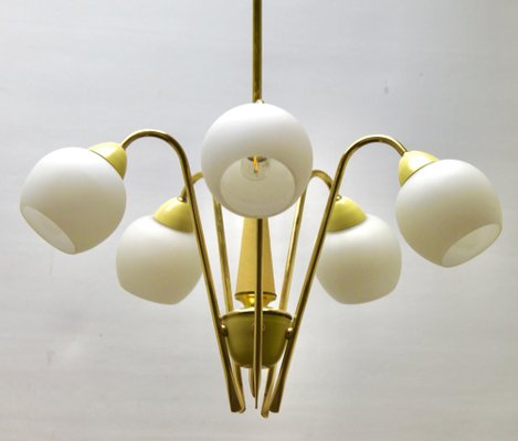 Vintage Italian Chandelier in the Style of Stilnovo, 1960s-MJY-1185726