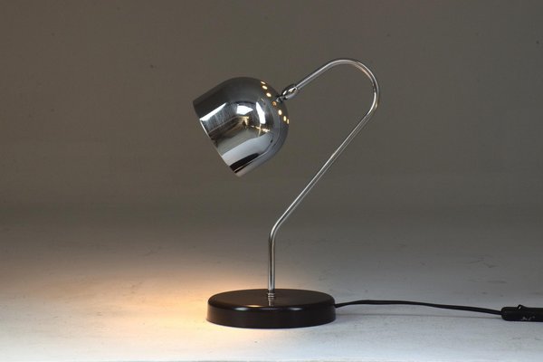 Vintage Italian Chrome Table Lamp, 1960s-GXL-692820