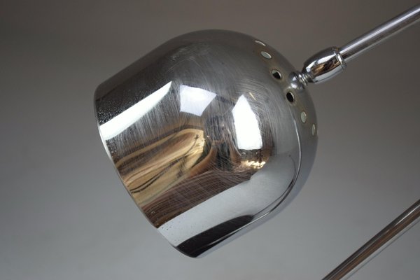 Vintage Italian Chrome Table Lamp, 1960s-GXL-692820