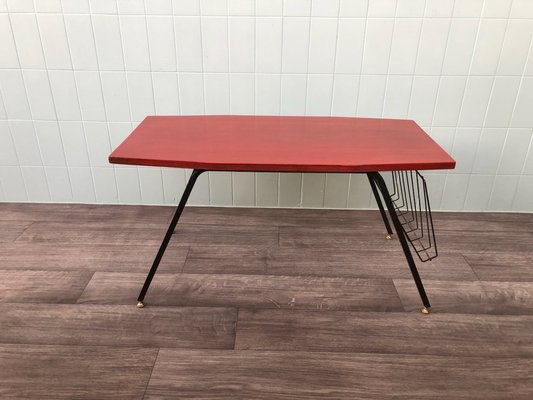 Vintage Italian Coffee Table in Metal, 1950s-FOV-1807174