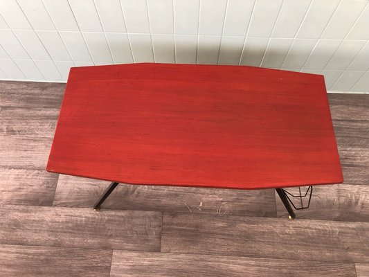 Vintage Italian Coffee Table in Metal, 1950s-FOV-1807174